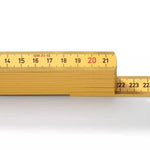 Hultafors 201304 Fibreglass 2.4m Folding Rule Yellow G59 2.4