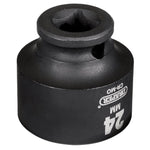 Draper Hi-Torq Metric Impact Socket 3/8