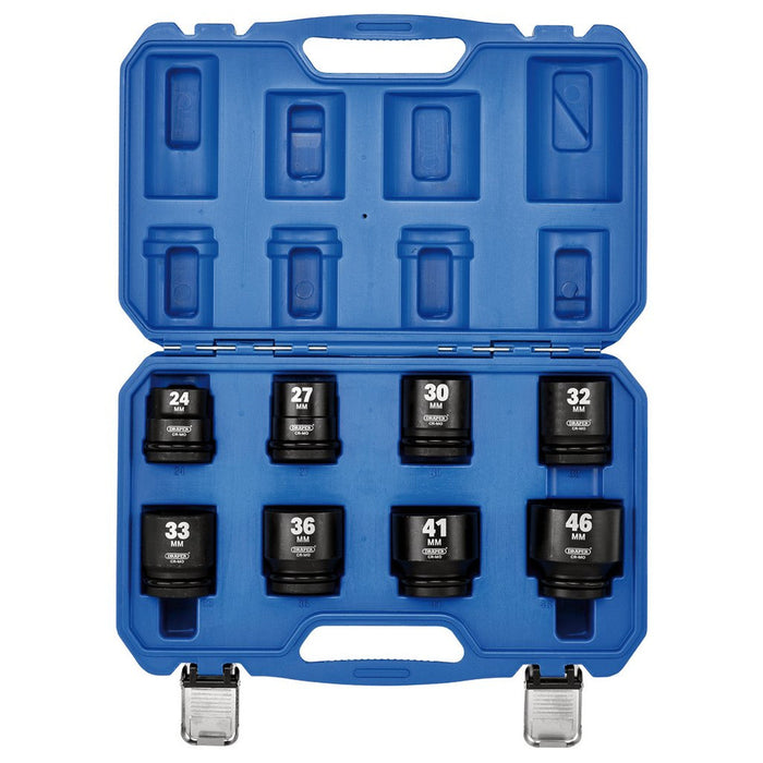 Draper Hi-Torq Metric Impact Socket Set 3/4