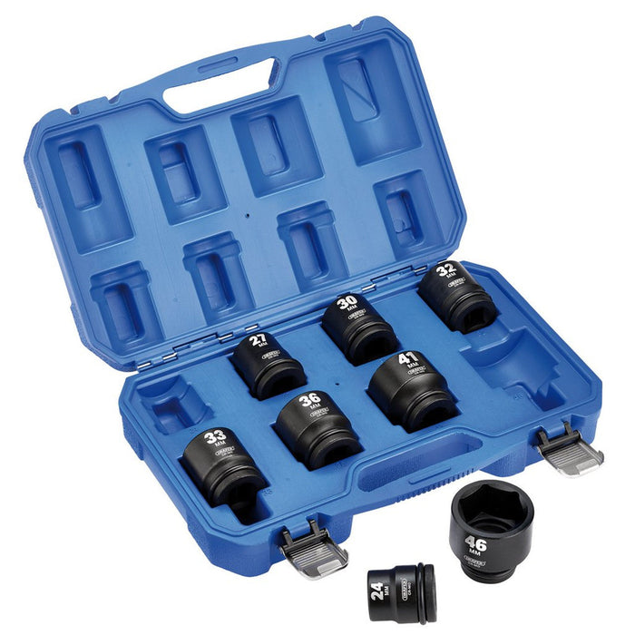 Draper Hi-Torq Metric Impact Socket Set 3/4