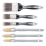Draper Flat and Round Sash Paint Brush Set 6 Piece