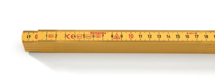 Hultafors 200004 Fibreglass 2m Folding Rule 10 Pce Yellow G 59-2-10 GU