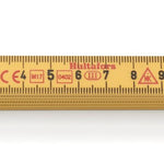Hultafors 200204 Fibreglass 1m Folding Rule 6 Pce Yellow G 59-1-6 GU