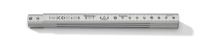 Hultafors 150103 Aluminium 1m Folding Rule 6 Pce 59-1-6