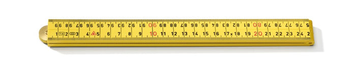 Hultafors 200904 Fibreglass 1m Folding Rule Yellow G59-1-4-12 GU