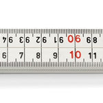 Hultafors 201004 Fibreglass 1m Folding Rule White G59-1-4-12 VI