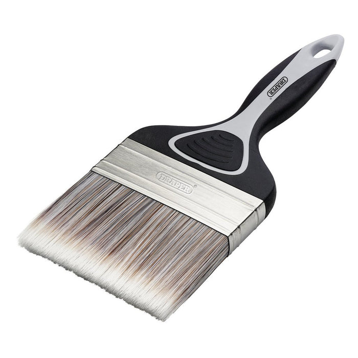 Draper 100mm Paint Brush - Flat with Soft Grip