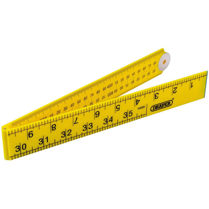 Draper Tools 1m Plastic Folding Rule 20700