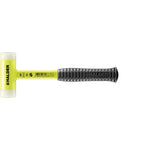 Halder Soft-Face Mallet Non-Rebound Break-Proof Steel Tube Handle Yellow Coated Ø 40mm Nylon
