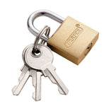 Draper Brass Cylinder Padlock-20mm