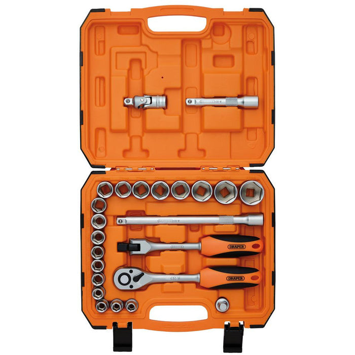 Draper Hi-Torq® 6 Point Socket Set, 1/2