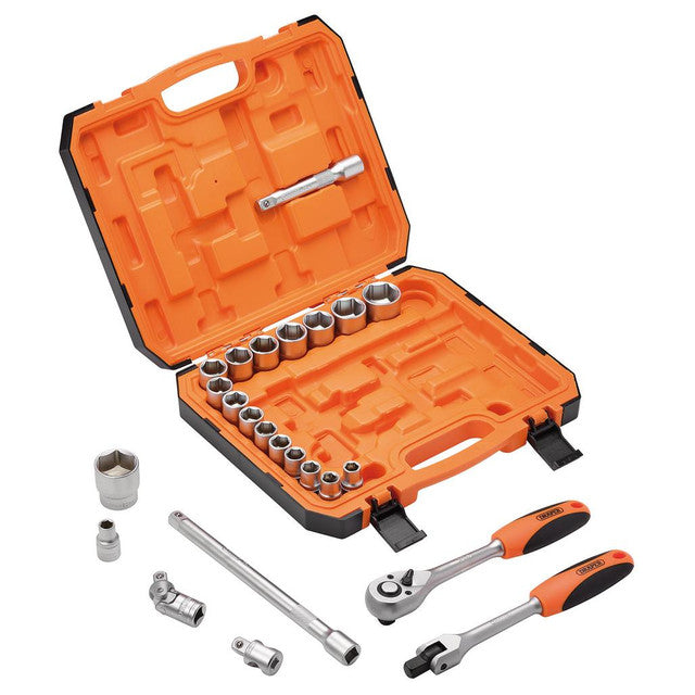 Draper Hi-Torq® 6 Point Socket Set, 1/2
