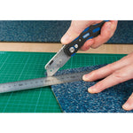 Draper Tools Folding Trimming Knife with Belt Clip Blue 24383
