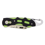 Draper Tools Folding Trimming Knife with Belt Clip (Green/Orange) 24424