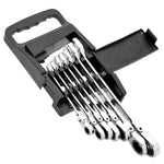 Draper Tools Hi-Torq® Metric Flexible Head Ratcheting Combination Spanner Set, 7 Pce