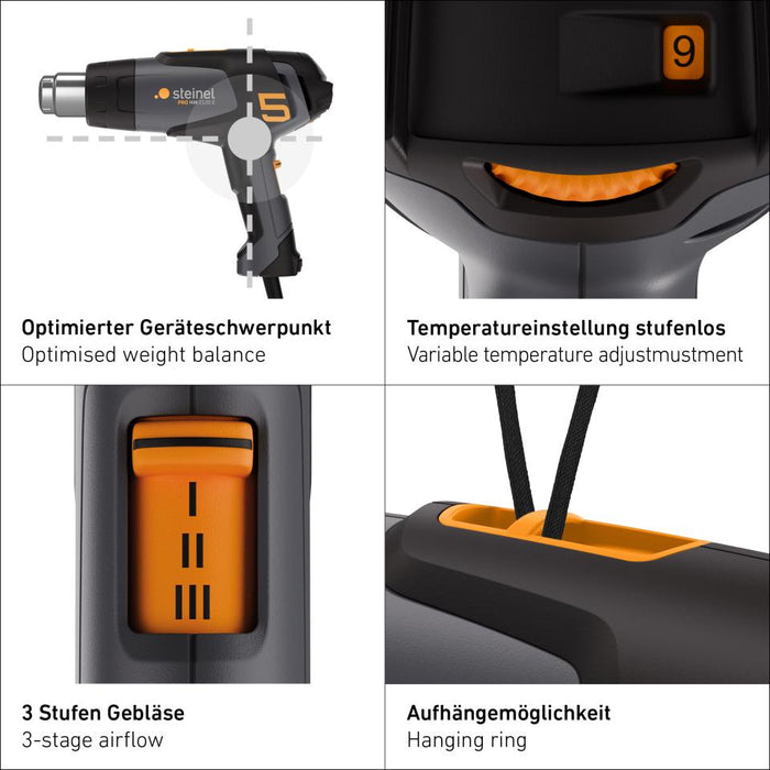 Steinel PRO HM 2120 E Heat Gun Folding Box 089603