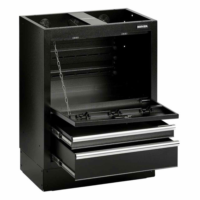 Draper 23754 Bunker 2 Drawer Modular Floor Reel Cabinet 680mm