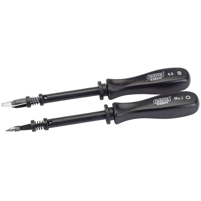 Draper Tools Screw Holding Mechanics Screwdriver Set 2 Piece 27591
