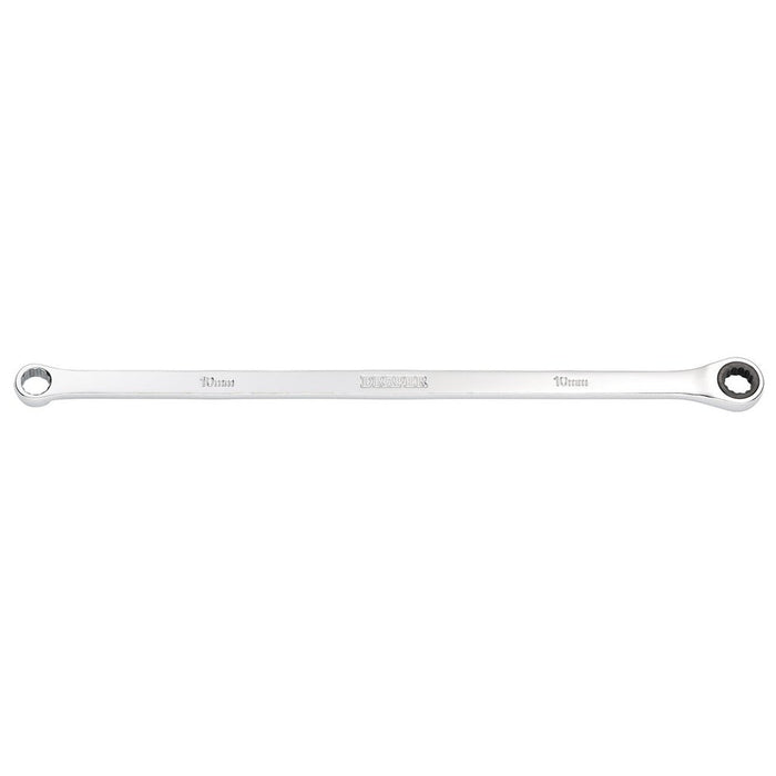 Draper HI-TORQ® Metric Extra-Long Double Ring Ratchet Spanner 10mm
