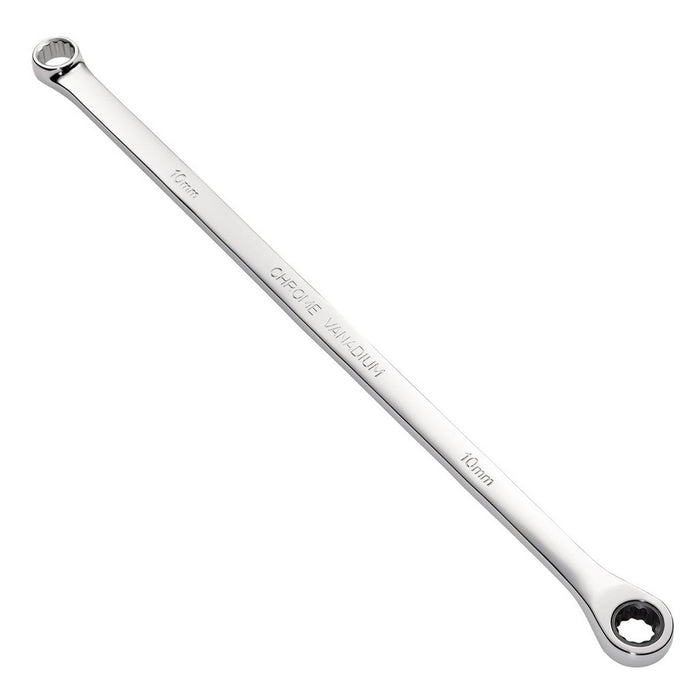Draper HI-TORQ® Metric Extra-Long Double Ring Ratchet Spanner 10mm