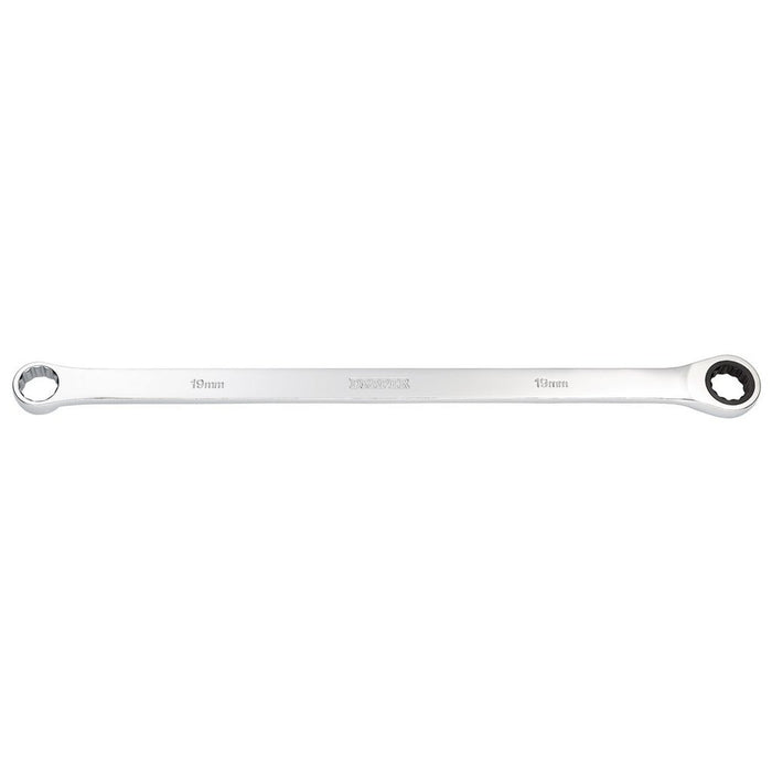 Draper HI-TORQ® Metric Extra-Long Double Ring Ratchet Spanner 19mm