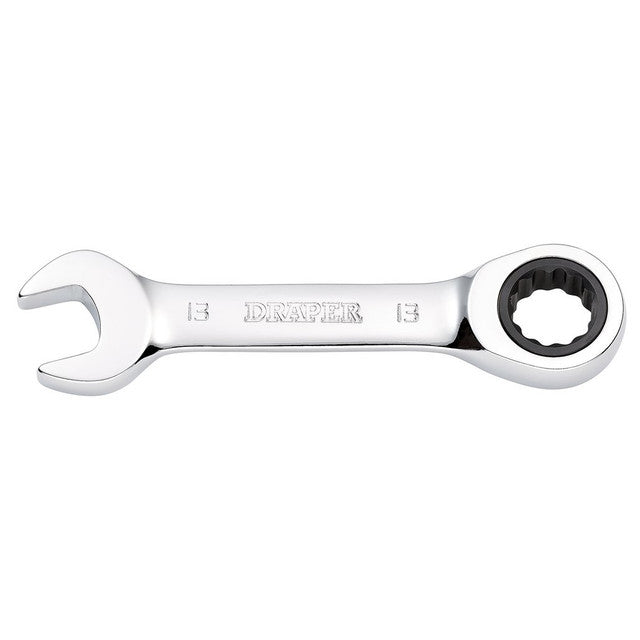 Draper Hi-Torq Metric Stubby Ratchet Combination Spanner 13mm