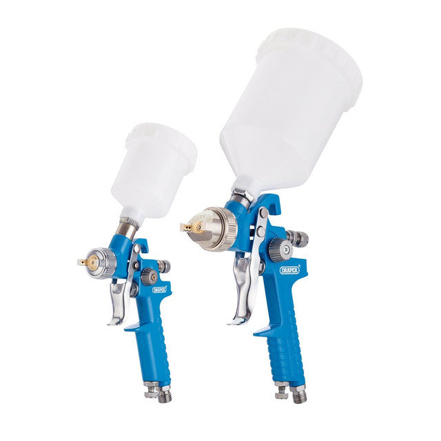 Draper Tools HVLP Air Paint Spray Gun Kit 7 Pce