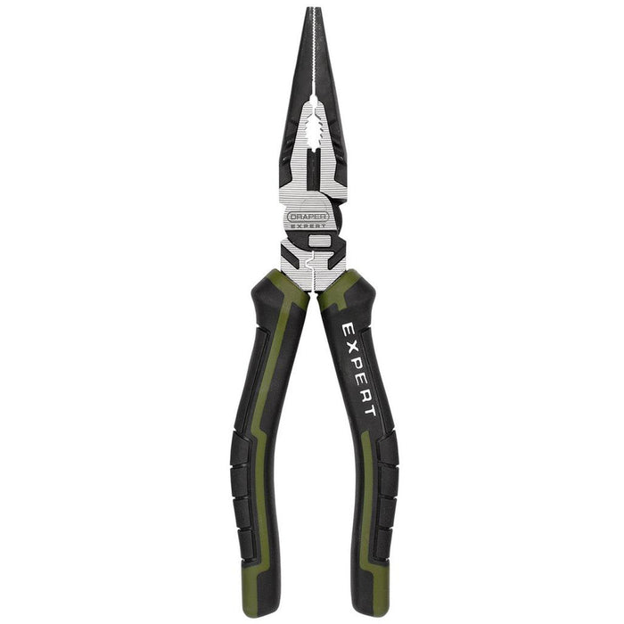 Draper Expert 200mm High Leverage Long Nose Pliers