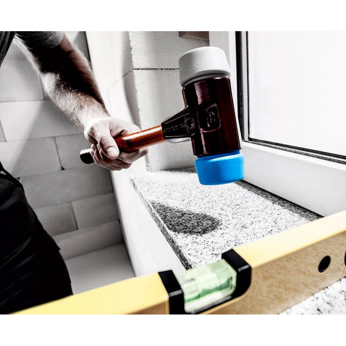 Halder SIMPLEX Soft-Face Mallet Cast Steel Housing Wood Handle TPE-Mid/TPE-Soft 1060g