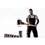 Halder SIMPLEX Sledge Hammer Cast Iron Housing Hickory Handle Rubber/Superplastic 5350g