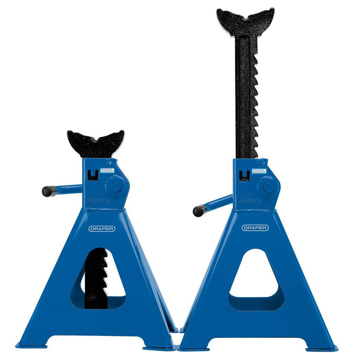 Draper Tools Ratchet Axle Stands 6 Tonne (Pair) 30883