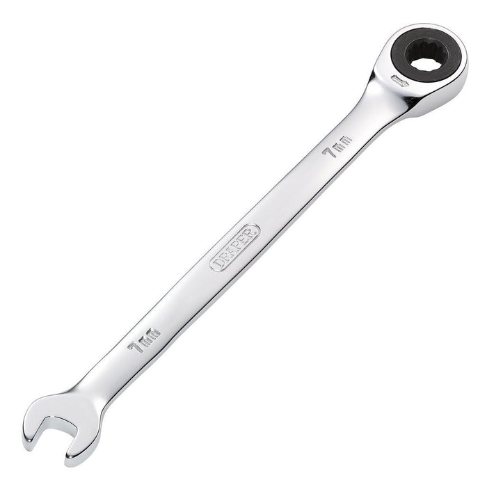 Draper Tools 7mm Metric Ratcheting Combination Spanner 31004