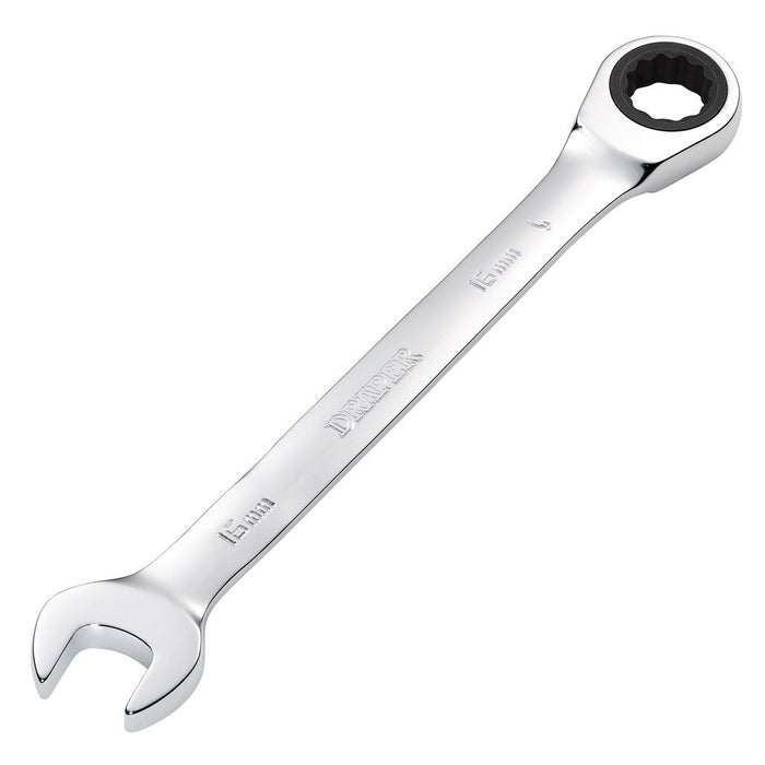 Draper Tools Metric Ratcheting Combination Spanner 16mm 31013