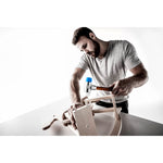 Halder SIMPLEX Soft-Face Mallet Aluminium Housing & Wooden Handle TPE-Soft/Superplastic 430g
