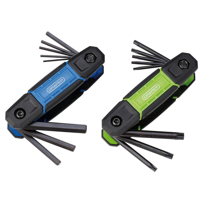 Draper 31269 TX-STAR® and Metric Folding Hex Key Set (16 Piece)