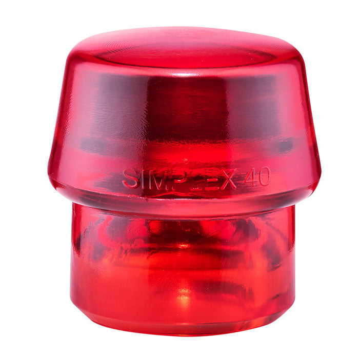 Halder Insert for SIMPLEX Soft-Face Mallet Plastic Red 60g