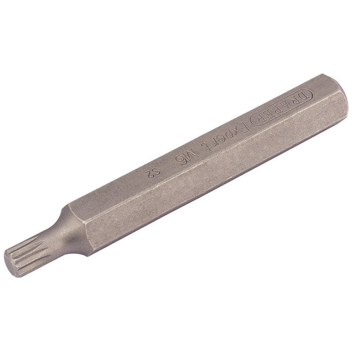 Draper Expert Spline 10mm Insert Bit for Mechanics Bit Sets M6 x 75mm 33345