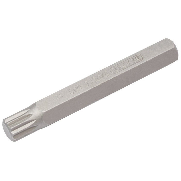 Draper Expert Spline 10mm Insert Bit for Mechanics Bit Sets M10 x 75mm 33348