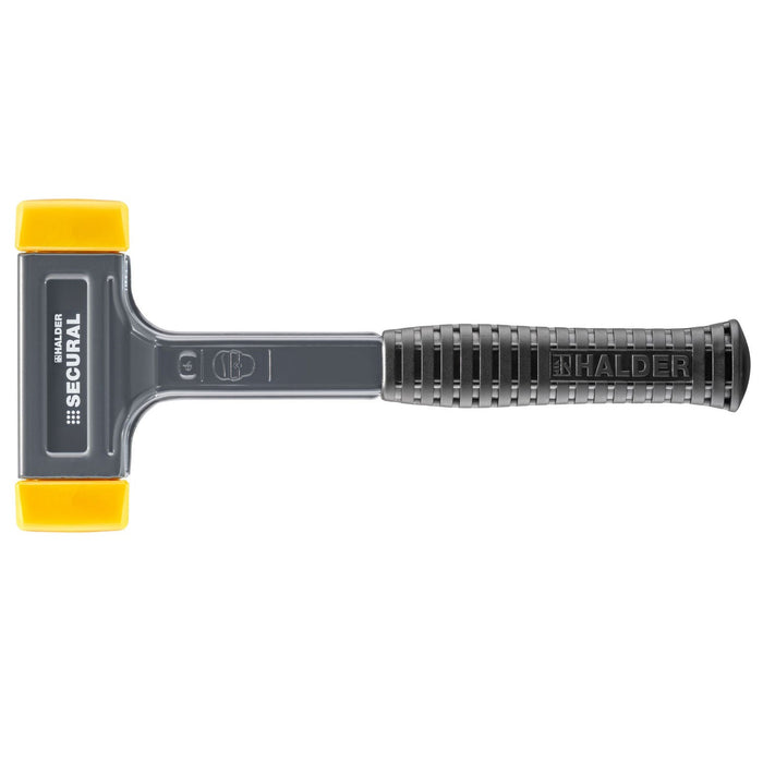 Halder SECURAL Soft-Face Mallet Non-Rebound 35x45mm Polyurethane Rectangular Inserts 1000g