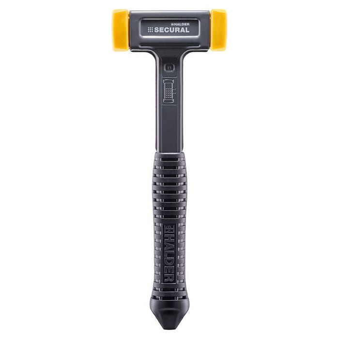 Halder SECURAL PLUS Soft-Face Mallet Non-Rebound 30x40mm Polyurethane Rectangular Inserts 680g