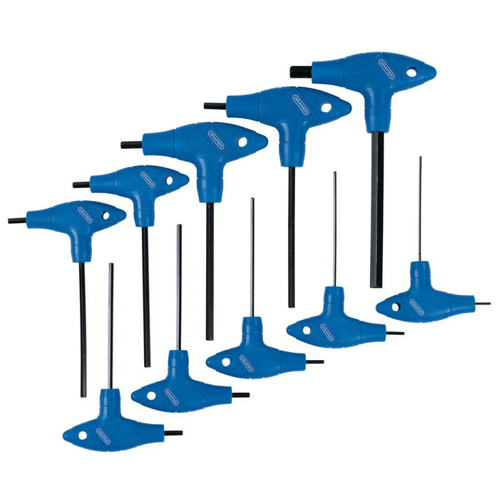 Draper Tools Metric T-Handle Hexagon Key Set (10 Piece)