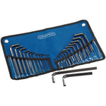 Draper Tools Metric/Imperial Combined Hexagon Key Set 25 Piece 33892