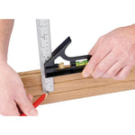 Draper Tools Combination Square with Centre Head and Protractor 300mm 34704