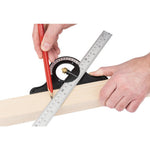 Draper Tools Combination Square with Centre Head and Protractor 300mm 34704