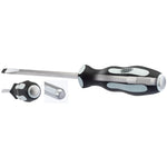 Draper Tools Pound Thru Plain Slot 10 x 250mm Soft Grip Screwdriver 35186
