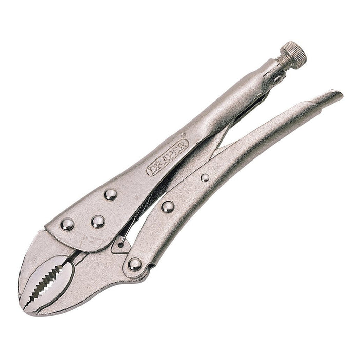 Draper Tools Curved Jaw Self Grip Pliers 220mm 35369