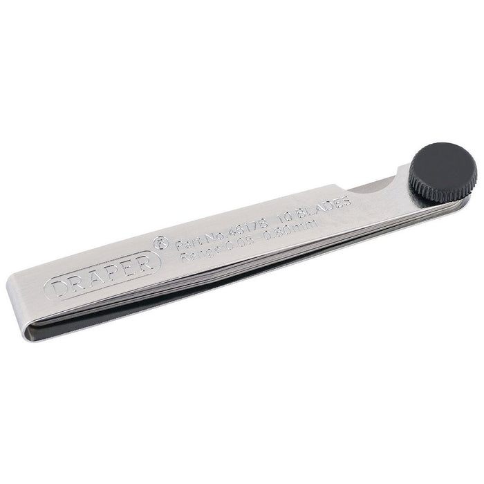 Draper Tools 10 Blade Metric Feeler Gauge Set 36169