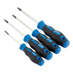 Draper Tools Soft Grip Draper TX-STAR® Screwdriver Set, 4 Pce