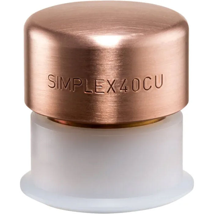 Halder Insert for SIMPLEX Soft-Face Mallet With Plastic Socket Copper 145g