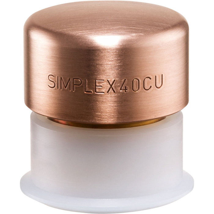 Halder Insert for SIMPLEX Soft-Face Mallet With Plastic Socket Copper 325g